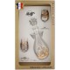 Coffret 2 verres à Vin INAO + Carafe Sérigraphiés (Chasseurs Plumes)