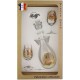 Coffret 2 verres à Vin INAO + Carafe Sérigraphiés (Chasseurs Poils)