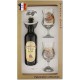 Coffret 2 verres à pied + Bière Blonde de Bellefois (Chasseurs Plumes)